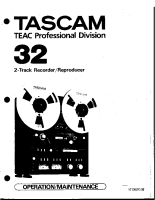 Tascam 32 - Service Manual